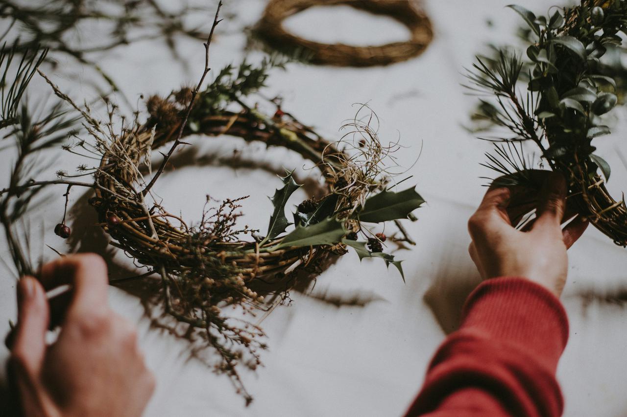 Wreath making